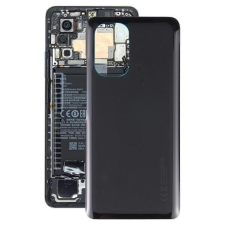  tel-szalk-1929693120 Akkufedél hátlap - burkolati elem Xiaomi Poco F3, fekete mobiltelefon, tablet alkatrész