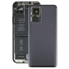  tel-szalk-19296932968 Gyári akkufedél hátlap - burkolati elem Xiaomi Redmi K60E, Fekete mobiltelefon, tablet alkatrész