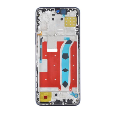 tel-szalk-1929693591 Honor X8 ezüst előlap LCD keret, burkolati elem mobiltelefon, tablet alkatrész