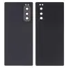  tel-szalk-1929694450 Sony Xperia 5 hátlapi ház lemez kamera lencse fekete