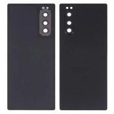  tel-szalk-1929694450 Sony Xperia 5 hátlapi ház lemez kamera lencse fekete mobiltelefon, tablet alkatrész
