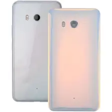  tel-szalk-1929694579 Gyári akkufedél hátlap - burkolati elem HTC U11, fehér mobiltelefon, tablet alkatrész