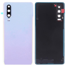 tel-szalk-1929694706 Huawei P30 fehér akkufedél, hátlap, kamera lencse mobiltelefon, tablet alkatrész