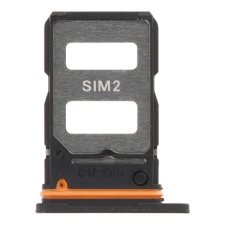  tel-szalk-192969514529 Xiaomi Poco F6 Fekete SIM kártya tálca (SIM2) mobiltelefon, tablet alkatrész