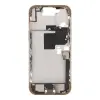  tel-szalk-19296951733160 Apple iPhone 16 Pro Max arany (Desert Titanium) Középső keret szerelvény oldalsó gombokkal, SIM-kártya tálcával, EU verzió