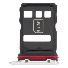  tel-szalk-192969584 Huawei P50 Pro fehér SIM kártya tálca mobiltelefon, tablet alkatrész