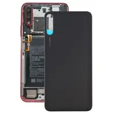  tel-szalk-1929696655 Akkufedél hátlap - burkolati elem Huawei Enjoy 10s, fekete mobiltelefon, tablet alkatrész