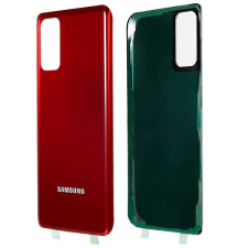 tel-szalk-1929696800 Samsung Galaxy S20 / S20 5G piros akkufedél, hátlap mobiltelefon, tablet alkatrész