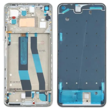  tel-szalk-1929702371 Xiaomi 11 Lite ezüst előlap LCD keret, burkolati elem mobiltelefon, tablet alkatrész