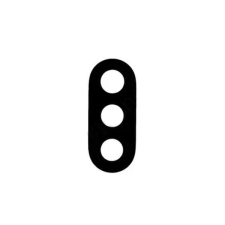  tel-szalk-19297028080 Lenovo K10 Note hátlapi Fekete kamera lencse mobiltelefon, tablet alkatrész