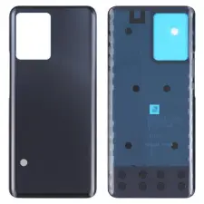  tel-szalk-19297030 Akkufedél hátlap - burkolati elem ZTE S30 SE, fekete mobiltelefon, tablet alkatrész