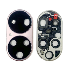  tel-szalk-1929703846 Huawei P50 Pro hátlapi kamera lencse rózsaszín kerettel mobiltelefon, tablet alkatrész