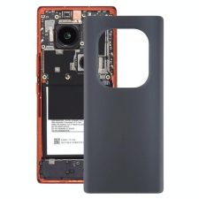 tel-szalk-19297055902 Gyári akkufedél hátlap - burkolati elem Tecno Phantom X2, Fekete mobiltelefon, tablet alkatrész