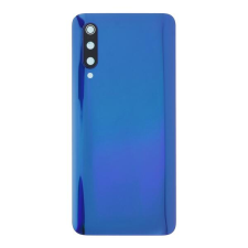  tel-szalk-19297056165 Xiaomi Mi 9 Kék Akkufedél hátlap, kamera lencse tok és táska