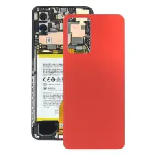  tel-szalk-192970626 Akkufedél hátlap - burkolati elem Oppo Reno 7 5G, piros mobiltelefon, tablet alkatrész