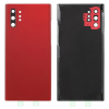  tel-szalk-19298009 Samsung Galaxy Note 10 Plus piros akkufedél, hátlap, hátlapi kamera lencse