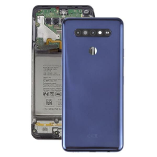  tel-szalk-1930402 Akkufedél hátlap - burkolati elem LG K51s, kék mobiltelefon, tablet alkatrész