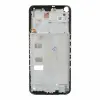  tel-szalk-1930947 Xiaomi Redmi Note 9T fekete előlap LCD keret, burkolati elem