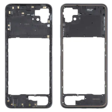  tel-szalk-1932200 Samsung Galaxy A22 5G A226B fekete középső keret mobiltelefon, tablet alkatrész