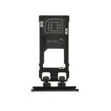  tel-szalk-1932499 Sony Xperia 5 fekete SIM kártya tálca mobiltelefon, tablet alkatrész
