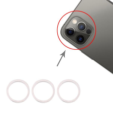 tel-szalk-193492 Apple iPhone 12 Pro Max hátlapi kamera lencse ezüst mobiltelefon, tablet alkatrész