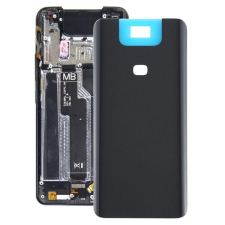 tel-szalk-193742 Akkufedél hátlap - burkolati elem Asus Zenfone 6 ZS630KL, fekete mobiltelefon, tablet alkatrész