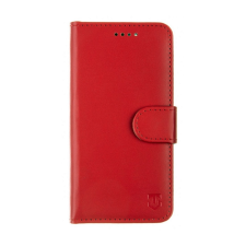  Telefontok Honor 90 Lite 5G - Tactical Field piros szilikon keretes könyvtok mágneses ráhajtófüllel tok és táska