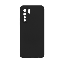  Telefontok Huawei P40 Lite 5G - fekete szilikon hátlap tok tok és táska