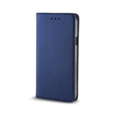  Telefontok Huawei P Smart 2019 kék mágneses szilikon keretes könyvtok tok és táska