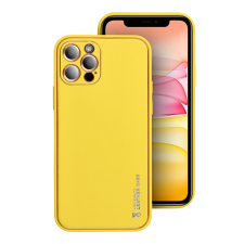  Telefontok iPhone 12 Pro Max - Forcell műbőr hátlap tok, sárga tok és táska