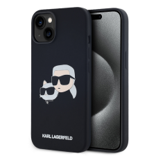  Telefontok iPhone 13 - Karl Lagerfeld fekete magsafe kompatibilis hátlap tok tok és táska