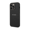 Telefontok iPhone 14 Pro Max - Guess Leather Saffiano - kemény hátlaptok - Fekete