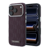 Telefontok iPhone 18 Pro Max - Karl Lagerfeld Grained Mono Resin Logo - MagSafe kompatibilis lila hátlap tok