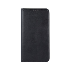  Telefontok LG K50 / LG Q60 - Smart Magnetic fekete szilikon keretes mágneses könyvtok tok és táska