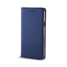  Telefontok Samsung Galaxy A10 - kék mágneses szilikon keretes könyvtok tok és táska