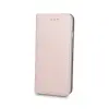  Telefontok, Samsung Galaxy A20s SM-A207 könyvtok, fliptok, szilikon keretes, bankkártyatartós, mágneszáras, rose gold