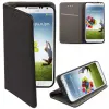  Telefontok, Samsung Galaxy A42 5G SM-A426 könyvtok, fliptok, mágneszáras, szilikon keretes, fekete