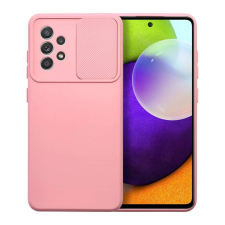  Telefontok Samsung Galaxy A52 / A52 5G / A52s 5G - Slider csúsztatható kameravédős pink szilikon... tok és táska