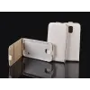  Telefontok, Samsung Galaxy A7 2016 SM-A710 fliptok, szilikon keretes, fehér