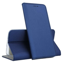  Telefontok Samsung Galaxy S22 Ultra - kék mágneses szilikon keretes könyvtok tok és táska
