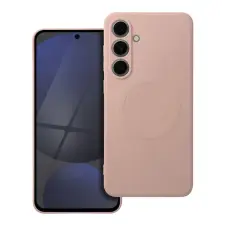  Telefontok Samsung Galaxy S24 FE - MagSafe kompatibilis púder pink szilikon hátlap tok tok és táska
