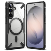  Telefontok Samsung Galaxy S26 - Ringke Fusion X Magnetic - Magsafe kompatibilis átlátszó ütésálló hátlap tok, fekete kerettel