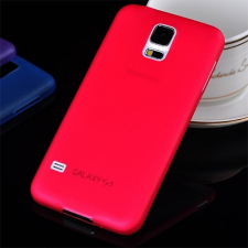  Telefontok Samsung Galaxy S5 mini ultravékony műanyag tok piros tok és táska