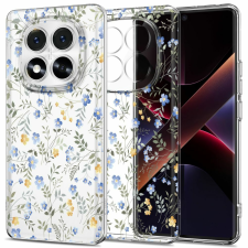 Telefontok Xiaomi Poco X7 5G - FLEXAIR tavaszi virág - mintás/átlátszó hátlap tok tok és táska