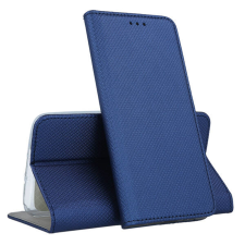 Telefontok Xiaomi Redmi 12 - kék mágneses szilikon keretes könyvtok tok és táska