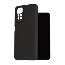  Telefontok Xiaomi Redmi Note 11S - fekete szilikon tok tok és táska