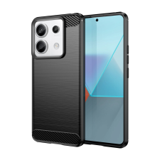  Telefontok Xiaomi Redmi Note 13 5G - Carbon Fiber fekete szilikon tok tok és táska