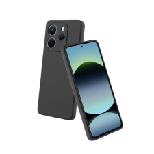 Telefontok Xiaomi Redmi Note 14 4G / LTE - fekete szilikon hátlap tok tok és táska
