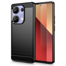  Telefontok Xiaomi Redmi Note 14S - Carbon Fiber fekete szilikon hátlap tok tok és táska