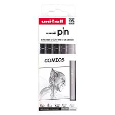 Telér-Trade Kft. Uni PIN 5 darabos rajzmarker készlet Comics filctoll, marker